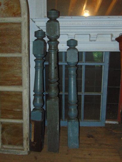 Large Set Old Newel Post Finials