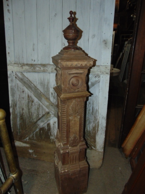  Antique Newel Post Box Stripped