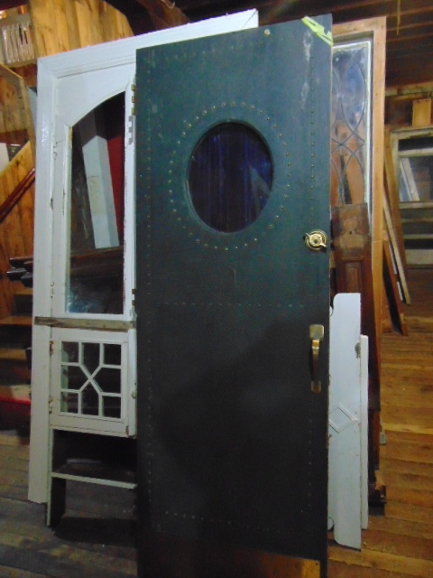 Antique Salvaged Arched Double Doors