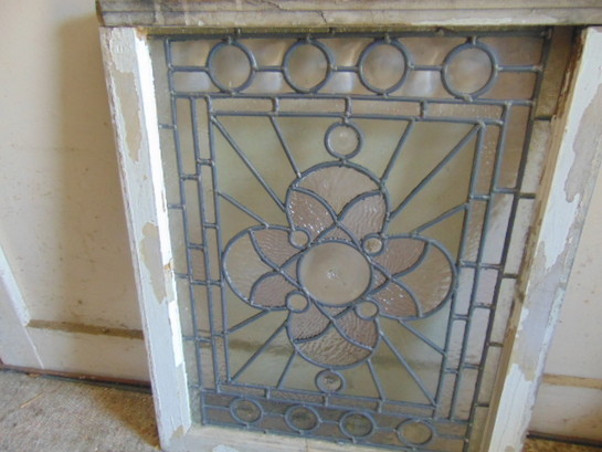 Leaded Glass Bevelled Starburst