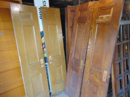 Antique Salvaged Narrow Closet Doors