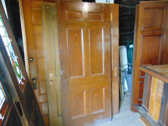 Antique Salvaged Oak Interior Doors