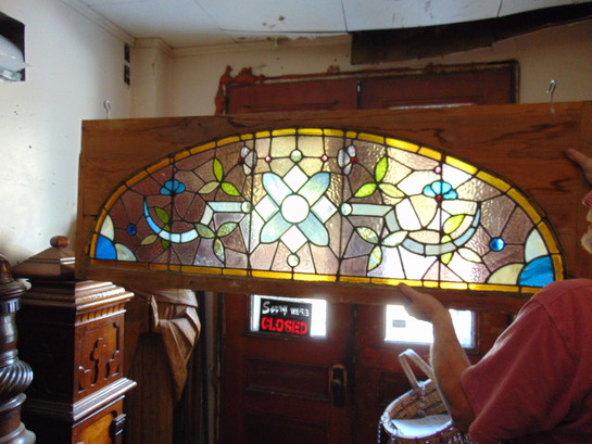 Antique Wooden Sidelights