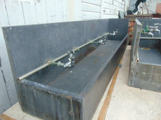 Antique Salvage Slate Utility Sink