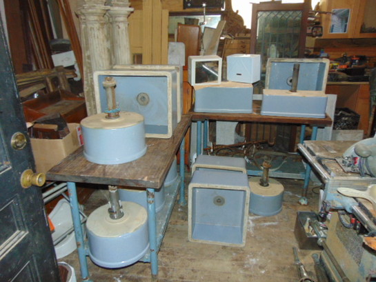Antique Pottery Laboratory Basin Sinks