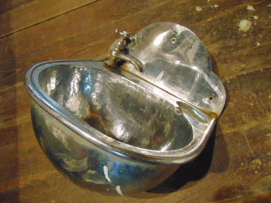 Antique Chrome Plated Brass Sink