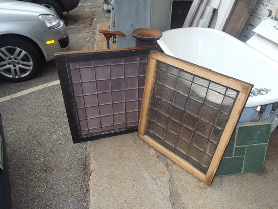 Frank Lloyd Wright Luxfer Glass Tile Windows Antique