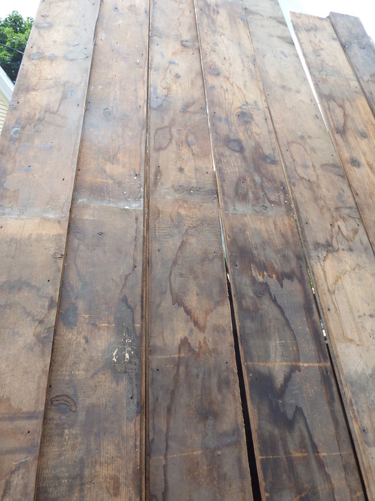 Salvaged Floor Boards Wide Pine