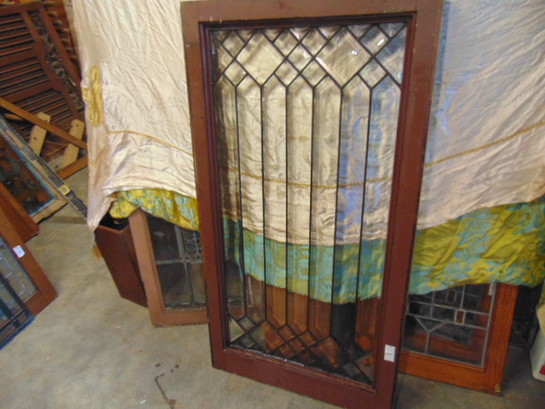 Antique Salvage Leaded Glass with Bevels
