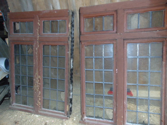 Stained Glass Double Hung Window Unit