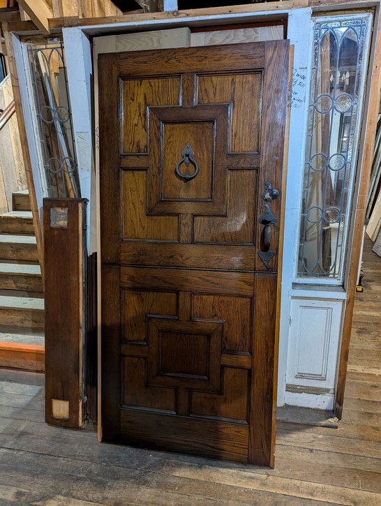 Antique Salvaged Exterior Door