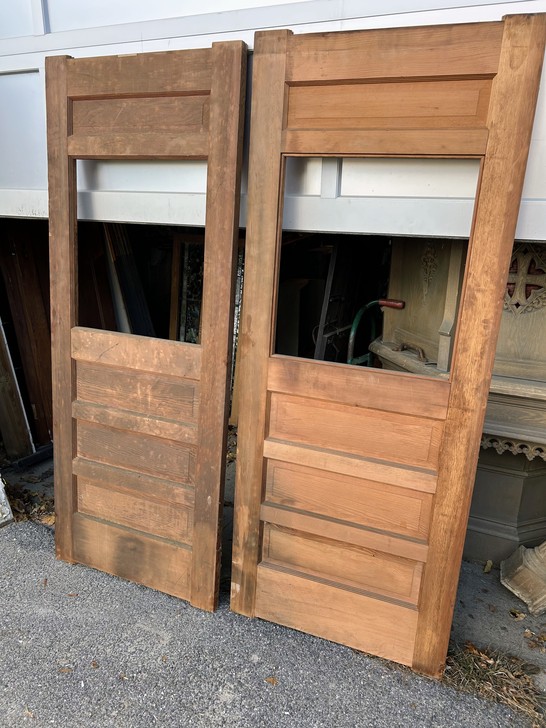 Antique Salvaged  Wide Front Door