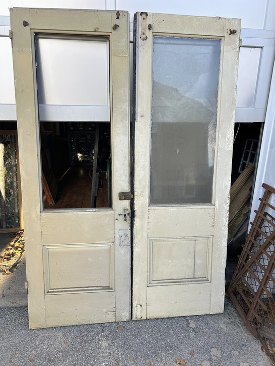 Antique Two Light Front Door